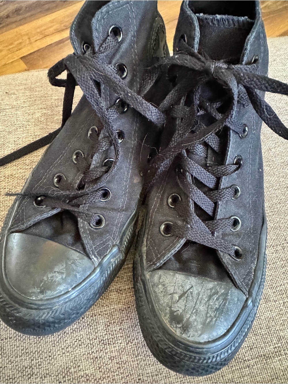 Converse Black High-Top Canvas Sneakers